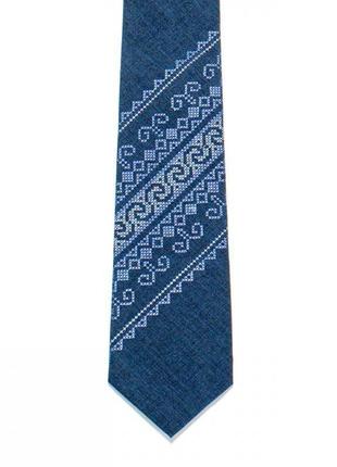 Вишиту краватку №722, оригінальний подарунок чоловікові3 фото