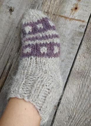 Носки жіночі вовняні | носки зимові | шкарпетки | носки в'язані1 фото