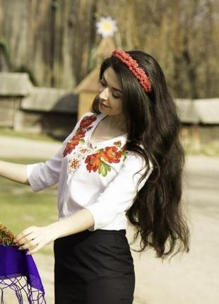 Вишита сорочка жіноча - українська вишиванка2 фото