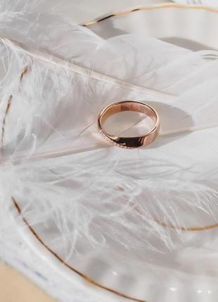 Золотое кольцо мёбиуса с вашим отпечатком внутри2 фото