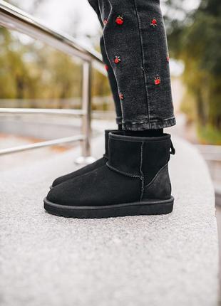 Угги ugg classic mini “black” уги8 фото