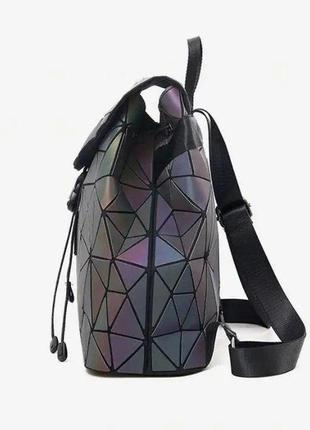 Спортивный женский рюкзак маленький геометрический бао бао женский, bao bao issey miyake - ven355 хамелеон2 фото