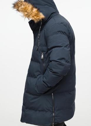 Темно-синя чоловіча молодіжна куртка зимова модель 25170 (клад тільки 50(l))9 фото