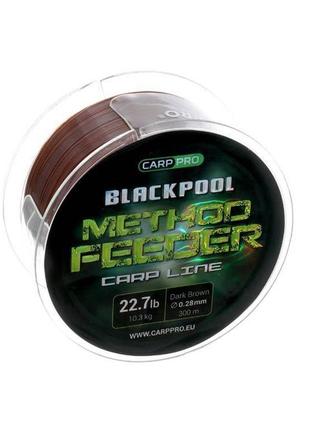 Леска carp pro blackpool method feeder carp 300м 0.28мм