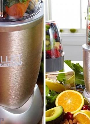 Блендер нутри буллет nutri bullet 900w, кухонный комбайн измельчитель универсальный нутри буллет 900 вт6 фото