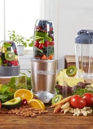 Блендер нутри буллет nutri bullet 900w, кухонный комбайн измельчитель универсальный нутри буллет 900 вт1 фото