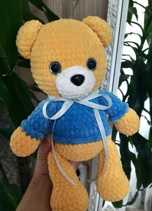 Ведмедик-патріот жовто-блакитний