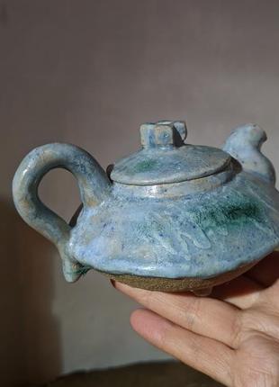 Глиняний чайник для чайної церемонії, маленький керамічний чайник6 фото