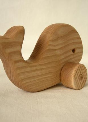 Деревянная игрушка "кит"4 фото