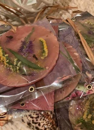Флорентійське саше з аромаслами, прикрашене сухоцвітом7 фото