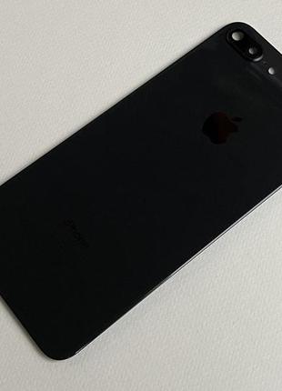 Iphone 8 plus space grey задняя стеклянная крышка с защитным стеклом камеры темно-серого цвета для ремонта3 фото