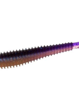 Виброхвост flagman mystic fish fat 3.3&#039;&#039; #0531 violet/pearl white