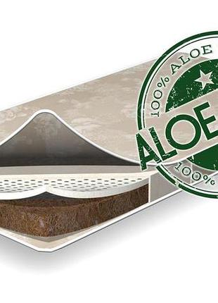 Матрац дитячий aloe vera latex coconut 120х60х12 см, flitex