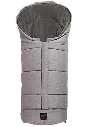 Тёплый конверт kaiser jooy melange 105х48 см светло-серый