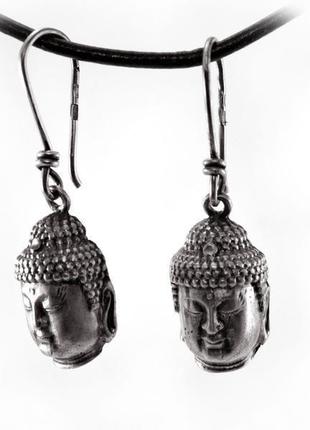 Серьги "buddha"1 фото