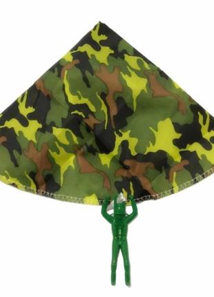 Метательная игрушка солдатик с парашютом, камуфляж, velice