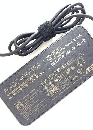 Оригинальный блок питания для ноутбука asus 19.5v, 9.23a (180w), 6.0/3.7 (pin inside)