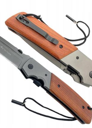 Рятувальний складаний багатофункціональний ніж  jb tacticals xl bayonet 15 коричневий