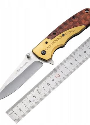 Спасательный складной многофункциональный нож jb tacticals edc hunting 13 коричневый4 фото