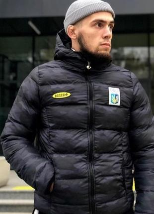 Зимова куртка чоловіча пуховик bosco sport украина. коллекция  2022. камуфляж