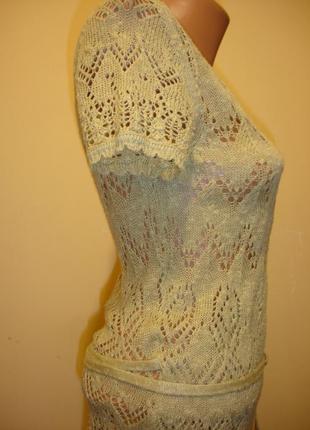 Плетена ажурна кофта-tom tailor2 фото