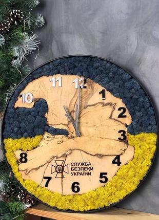 Часы со мхом, стабилизированный мох до 30 см