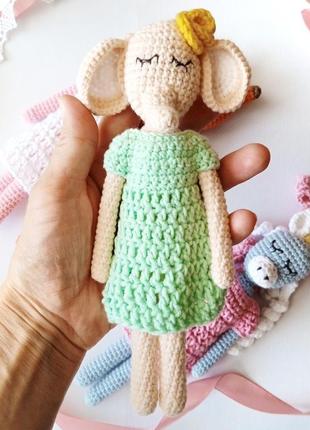 Слоненя іграшка для сну подарунок новонародженому1 фото
