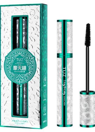 Туш для вій водостійка tuz waterproof and long skyscraper mascara 8 мл