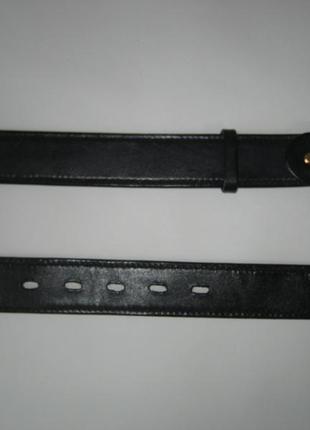001 m b38 мужской кожаный ремень 38мм, тёмно синий с ручной прошивкой (mens leather belt navy blue)4 фото