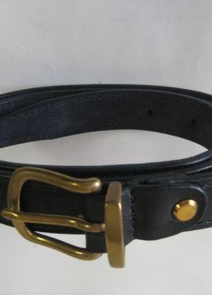 002 w b25 жіночий шкіряний ремінь темно синій ( womens lether belt navy blue), шириною 25 мм