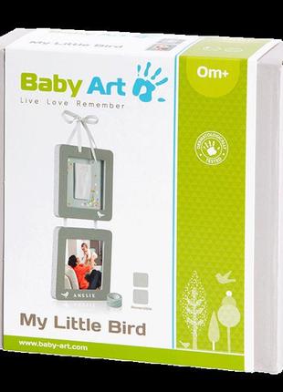 Набор для создания отпечатка ручки или ножки малыша моя маленькая птичка, baby art2 фото