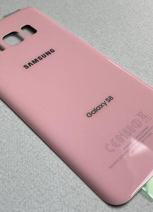Galaxy s8 pink задняя стеклянная крышка розового цвета для ремонта