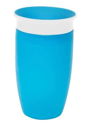 Поїльник-непроливайка munchkin miracle® 360° з кришкою, 296 мл блакитний (051858)