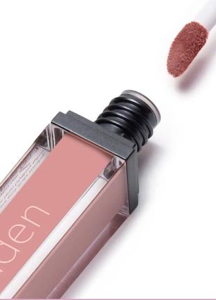 Aden cosmetics liquid lipstick рідка помада для губ 03 rosie brown4 фото