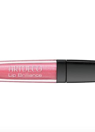 Artdeco lip brilliance тон-62 brilliant soft pink блеск для губ устойчивый артдеко long-lasting lip gloss1 фото