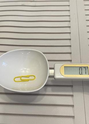 Електронна мірна ложка-ваги digital spoon scale plus з lcd екраном  500гр/0.17 фото