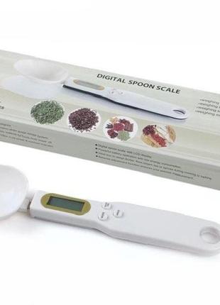 Електронна мірна ложка-ваги digital spoon scale plus з lcd екраном  500гр/0.11 фото