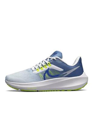 Женские кроссовки nike air zoom white sky голубые легкие спортивные кроссовки весна лето для бега1 фото