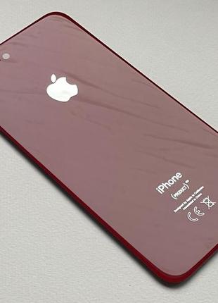 Iphone 8 plus (product)red задняя стеклянная крышка с защитным стеклом камеры красного цвета для ремонта