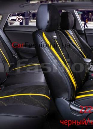 Накидки на сидения carfashion модель: start plus комплект на все сидения4 фото