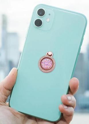 Кільце тримач металеве посокет popsocket для телефона смартфона. підставка для смартфона xc12g3 фото