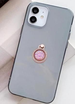 Кольцо держатель металлическое попсокет popsocket для телефона смартфона. подставка для смартфона xc12g4 фото