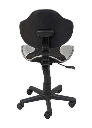 Крісло поворотне q-g2 сіре / чорне5 фото