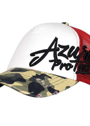 Кепка azura pro tackle cap camo white red