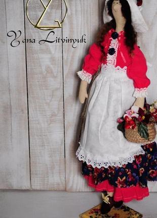 Кукла тильда "садовница милена"1 фото