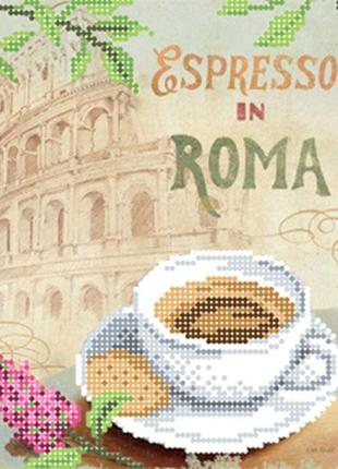 Схема для вишивки бісером "еспресо у римі"