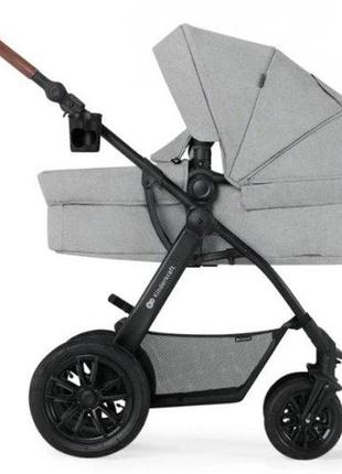 Універсальна коляска 3 в 1 kinderkraft xmoov ct light gray (ksxmov00lgr3000)3 фото