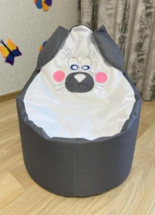 Детское мягкое кресло зайчик кресло-груша, кресло-мешок для детей, детское кресло