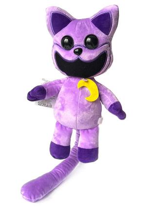Іграшка м`яка кет неп кетнеп catnap кіт дрімот poppy playtime фіолетовий хагі вагі 33см україна (00517-91)