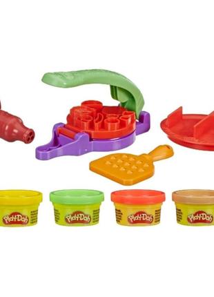 Набор для творчества hasbro play-doh kitchen creations  "любимые блюда - время тако" (e7447)7 фото